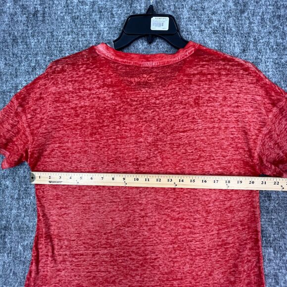 Minnie Mouse Shirt Women's L Disney Sleepwear Red Burnout Short Sleeves "Own It" - Picture 6 of 9